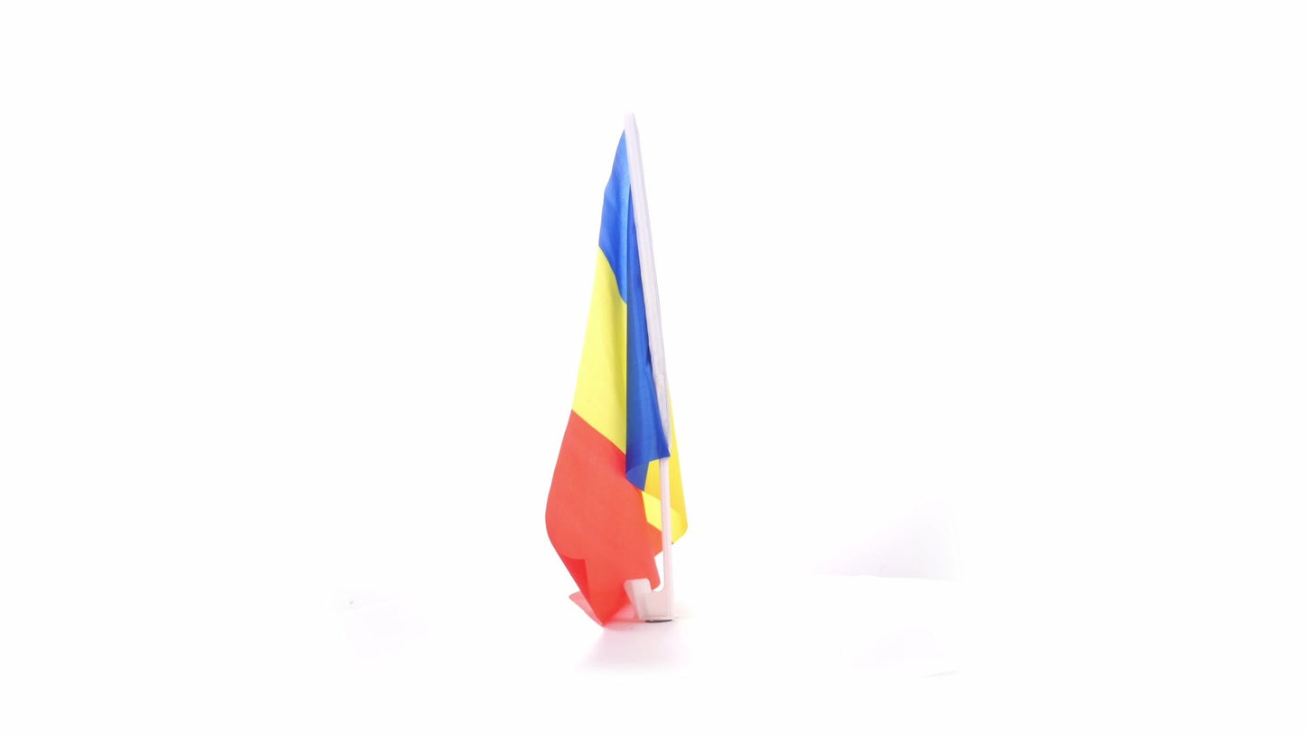 Steag AUTO de masina tricolor ROMANIA
