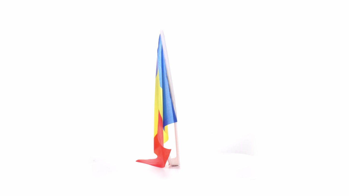 Steag AUTO de masina tricolor ROMANIA