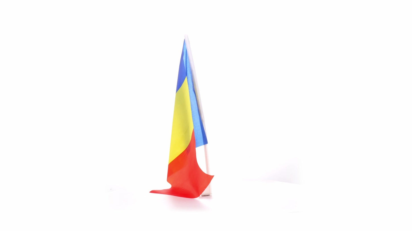 Steag AUTO de masina tricolor ROMANIA