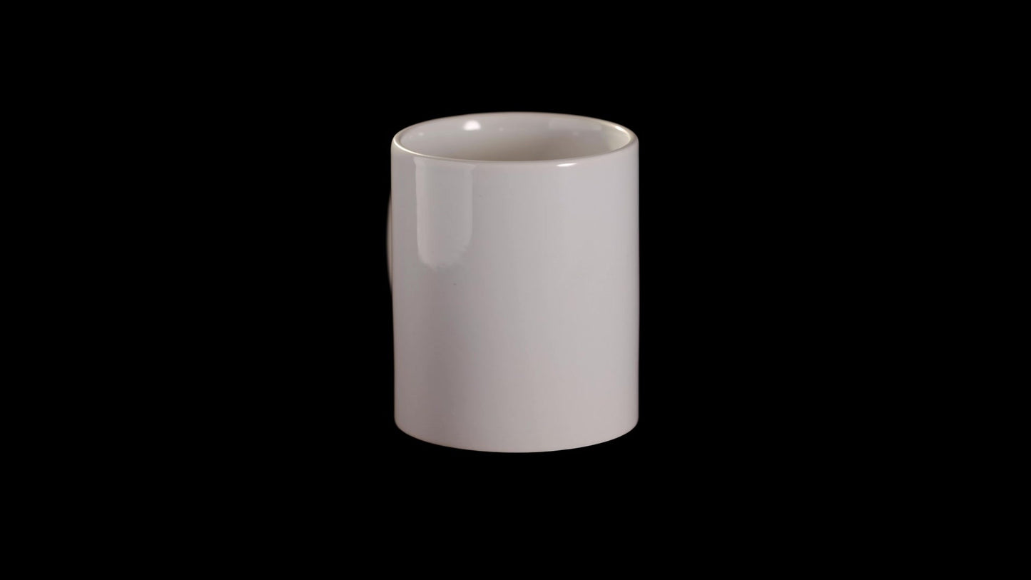 Cana alba sublimare + cutie individuala
