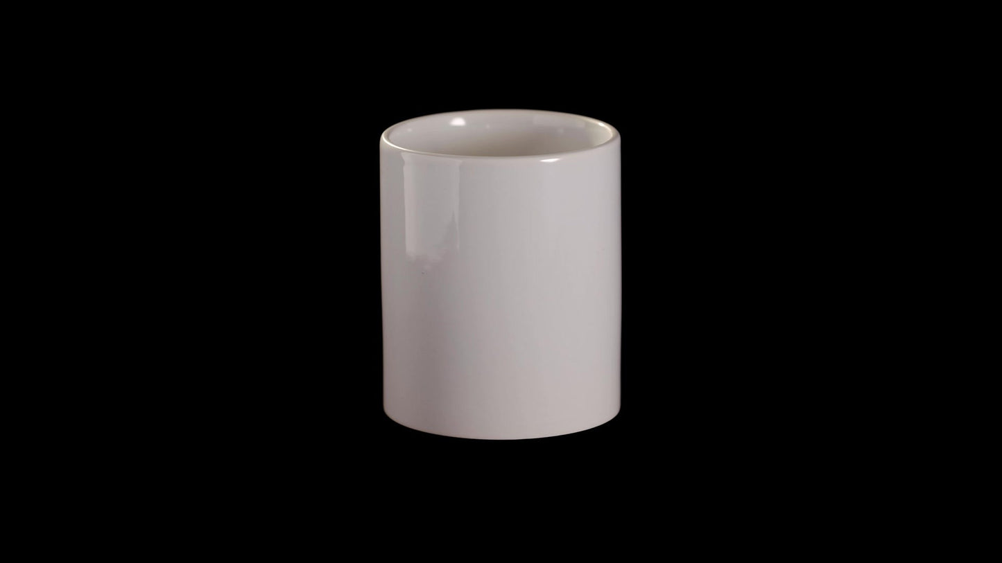 Cana alba sublimare + cutie individuala