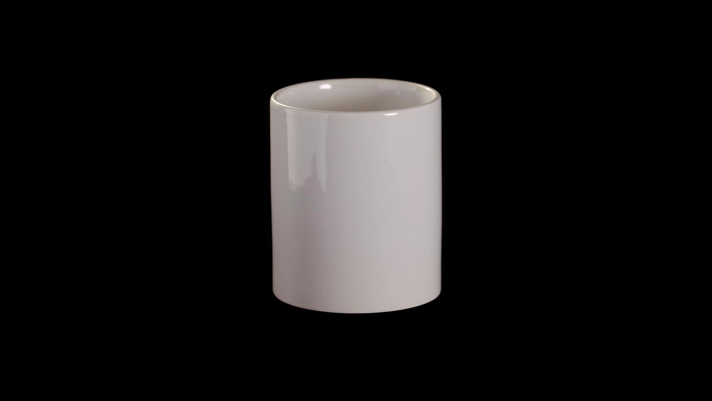 Cana alba sublimare + cutie individuala