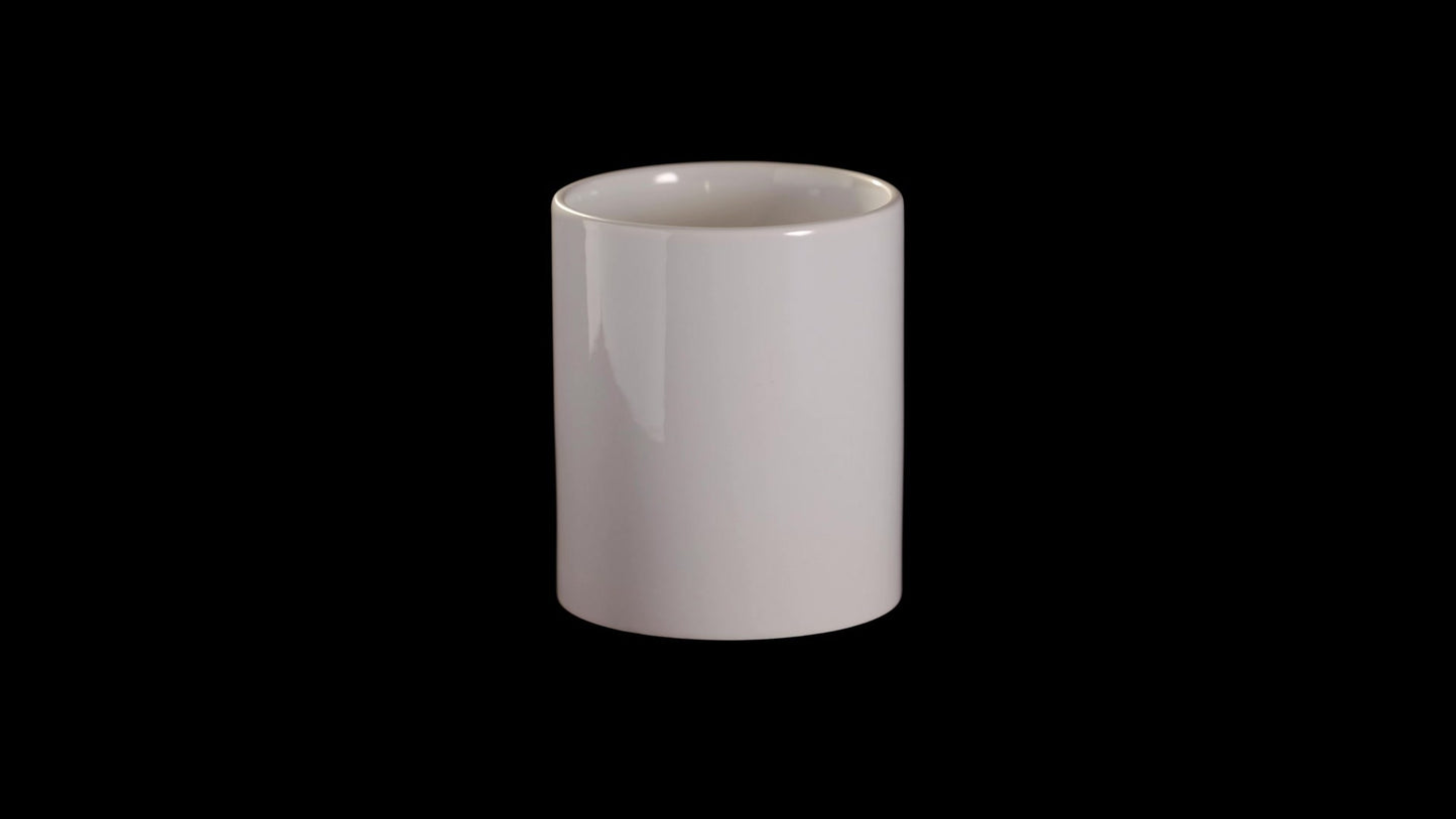 Cana alba sublimare + cutie individuala