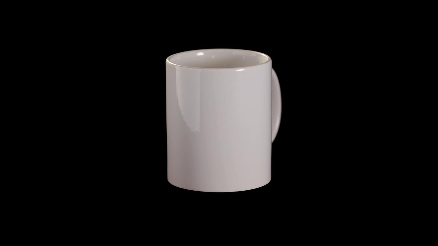Cana alba sublimare + cutie individuala