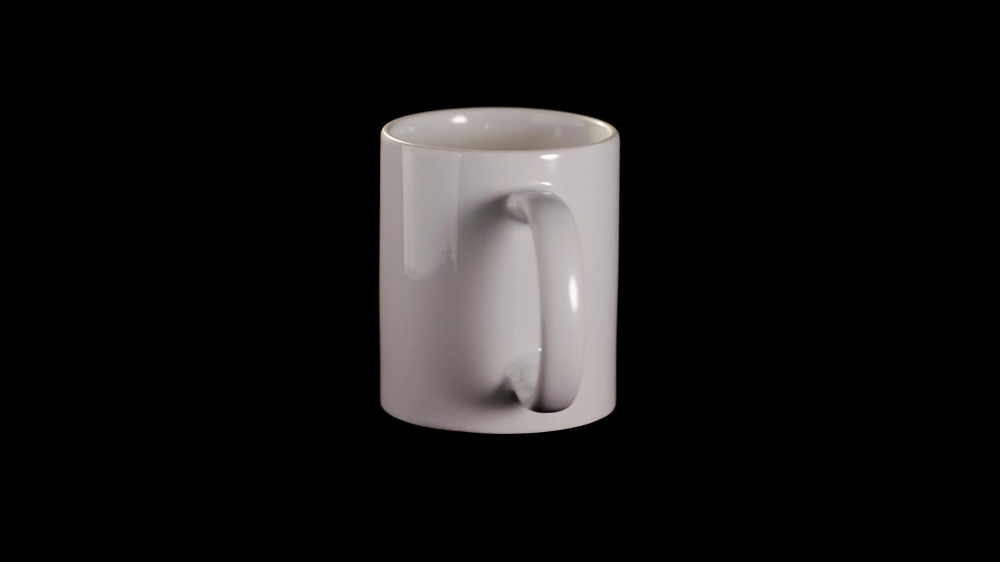Cana alba sublimare + cutie individuala