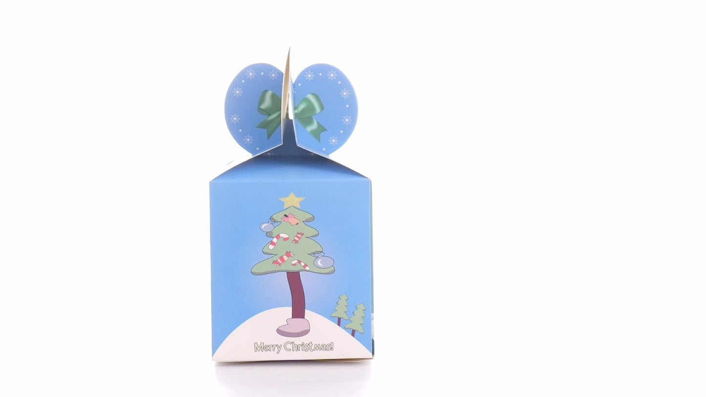Кутия за 3D коледни чаши синя