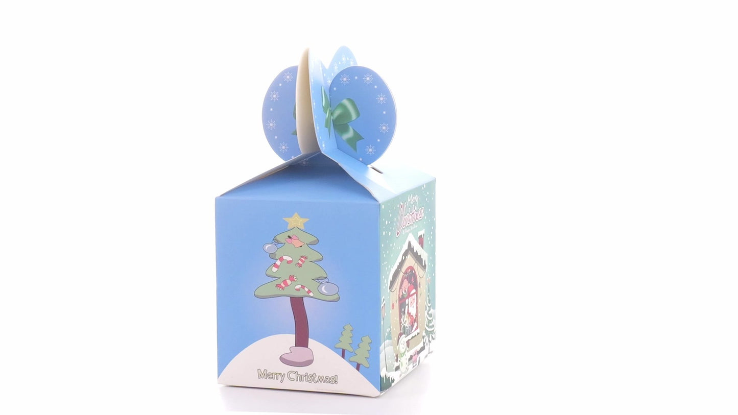 Кутия за 3D коледни чаши синя