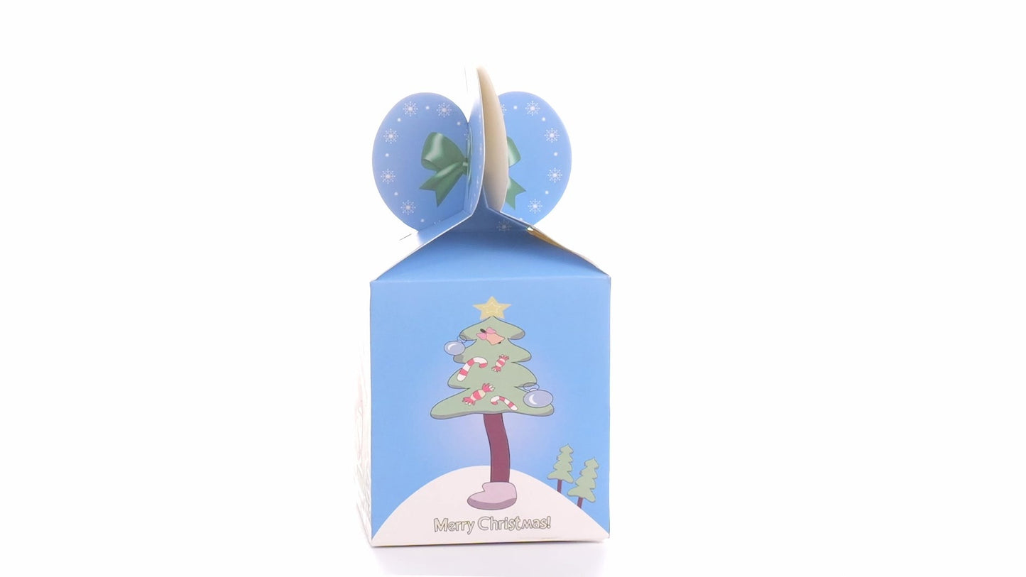 Кутия за 3D коледни чаши синя