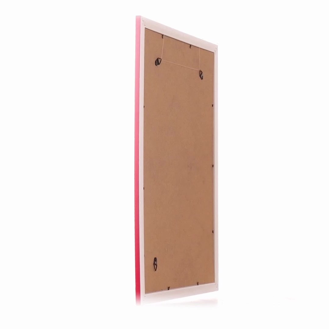 Madrid red+gold photo frame A3