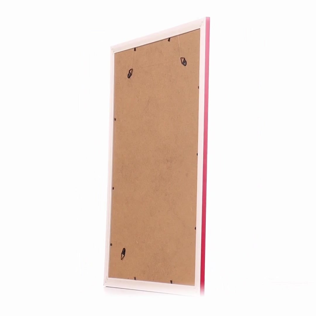 Madrid red+gold photo frame A3