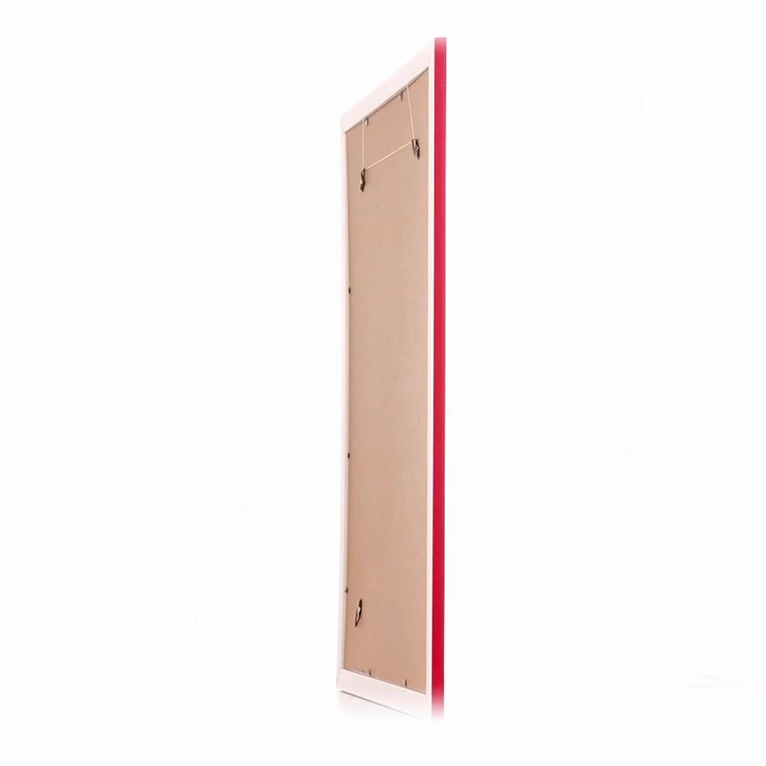 Madrid red+gold photo frame A3