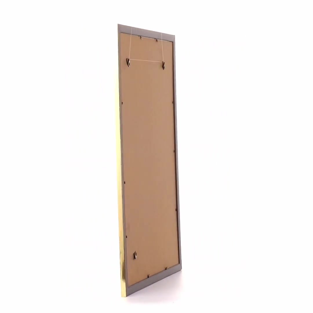 Textured gold Leon photo frame A3