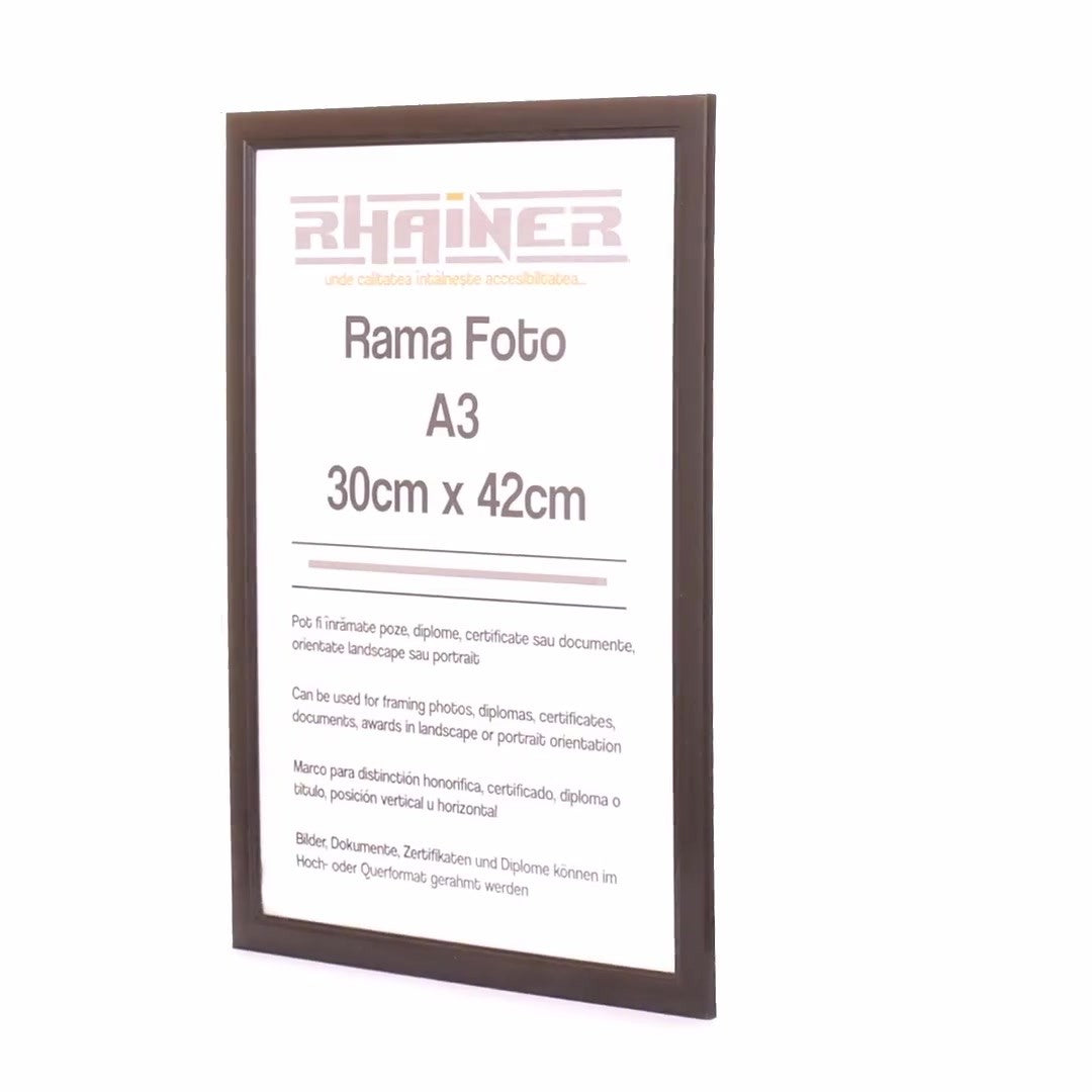 Madrid black photo frame A3
