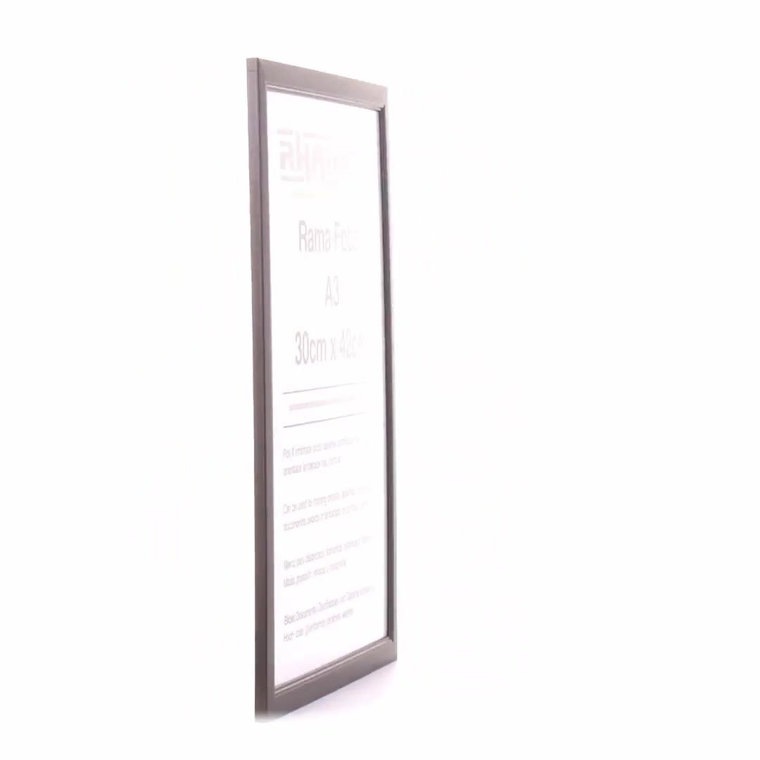 Madrid black photo frame A3