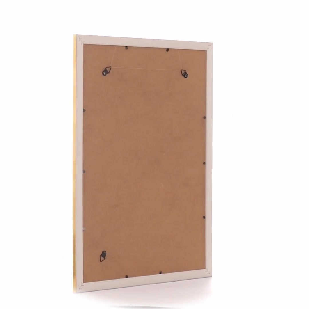 Madrid gold photo frame A3