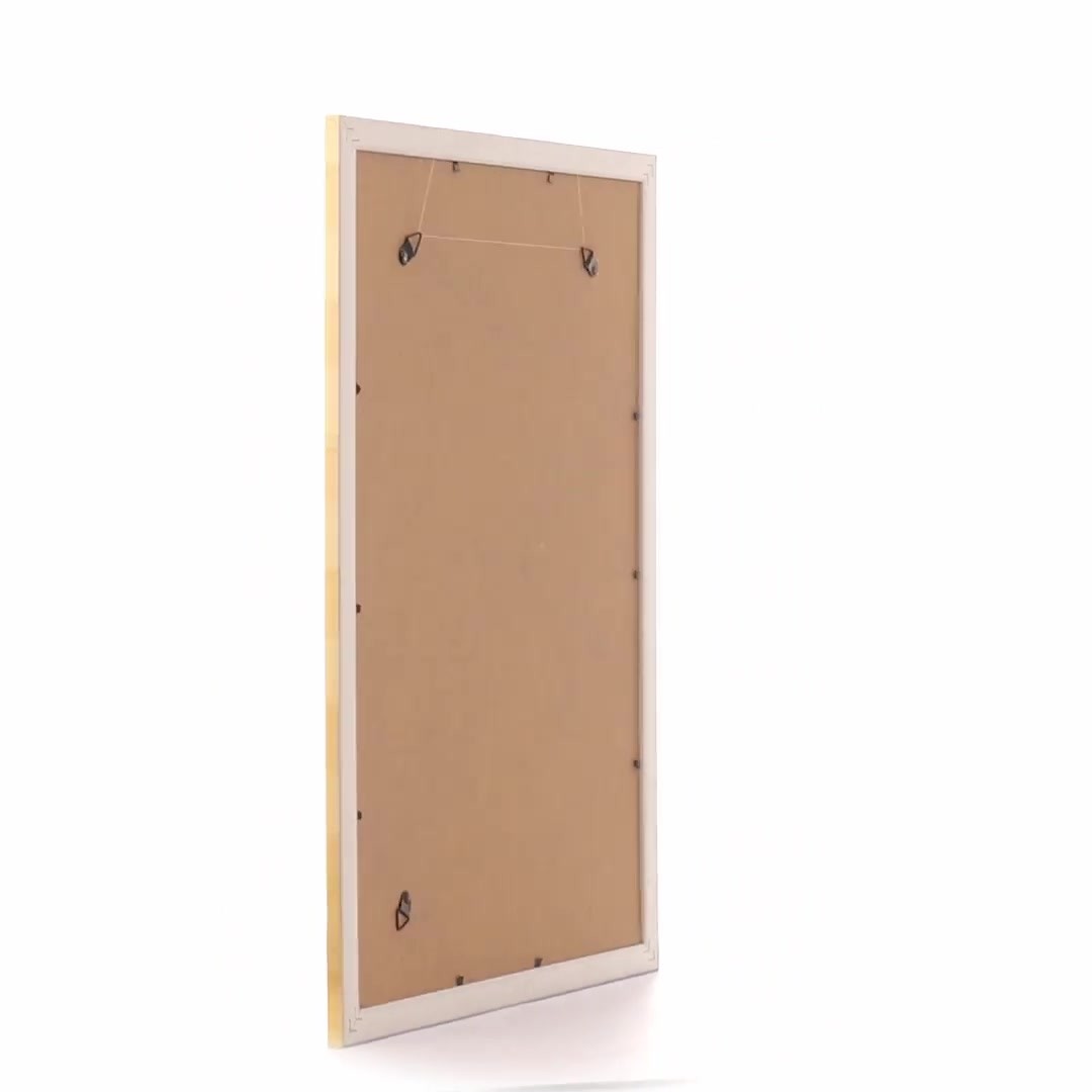 Madrid gold photo frame A3