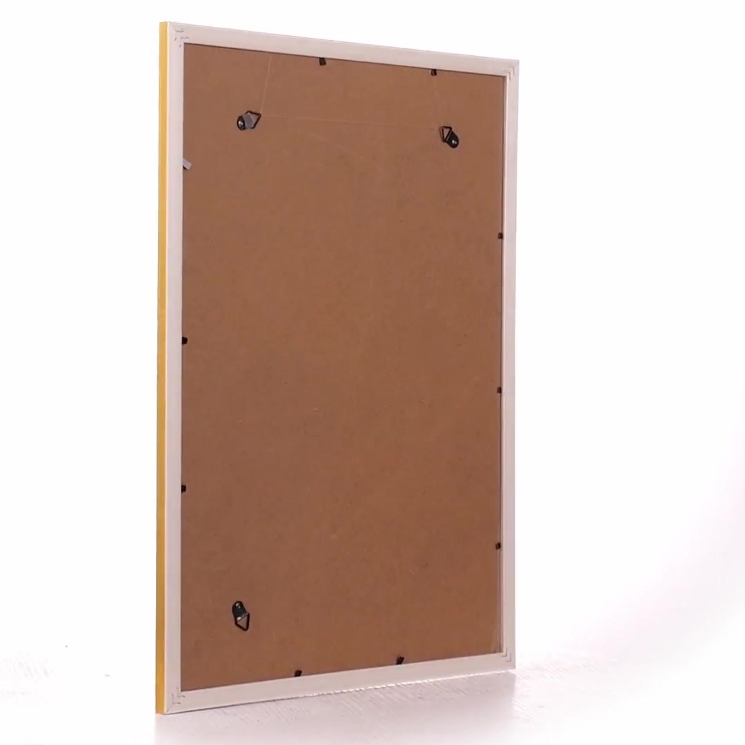 Barcelona photo frame white+gold A3