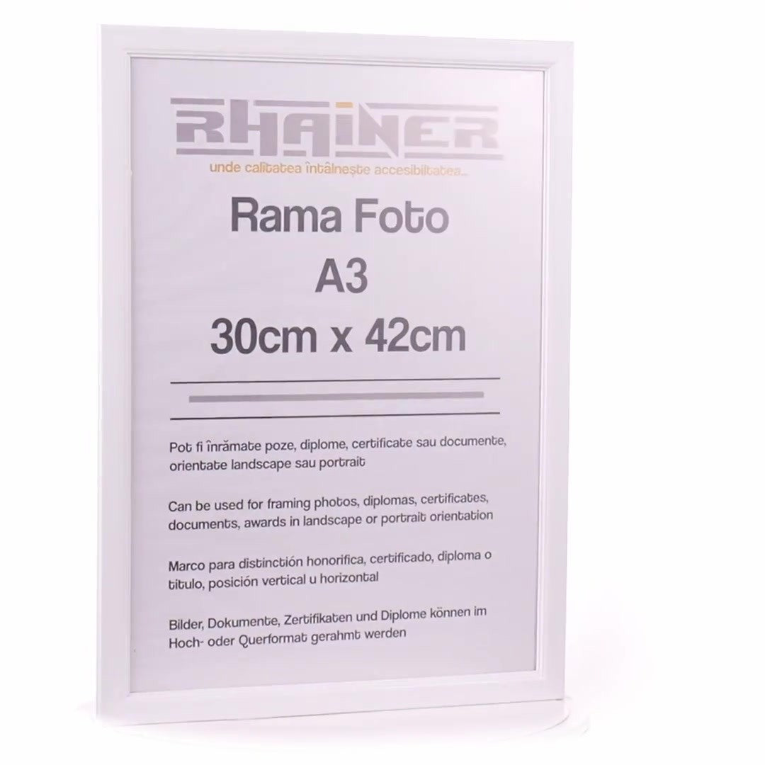 Madrid A3 white photo frame