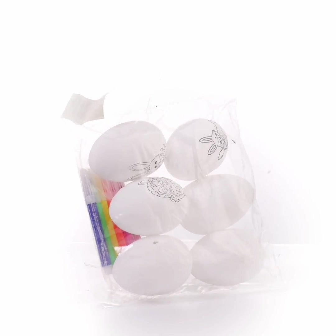 Easter eggs for coloring - set of 6 pcs