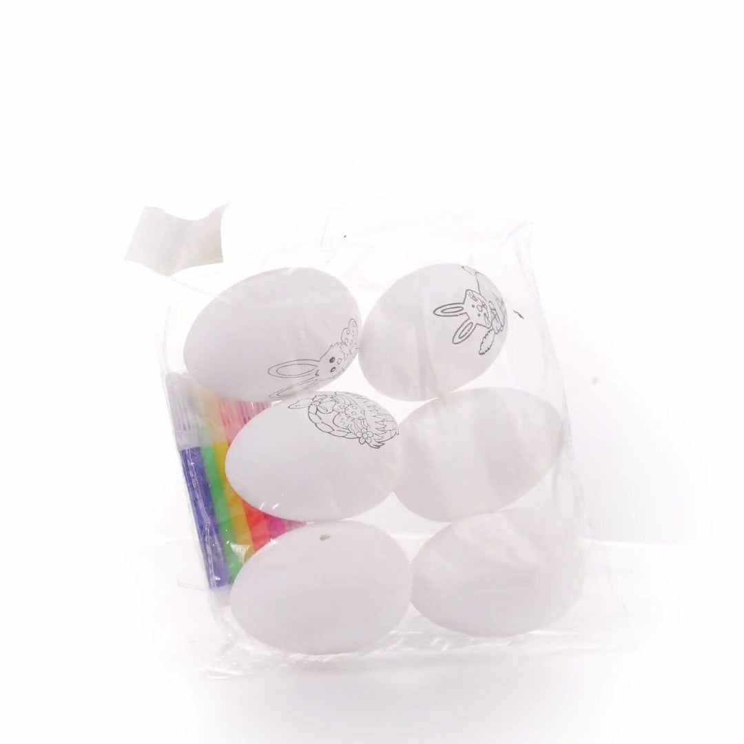 Easter eggs for coloring - set of 6 pcs