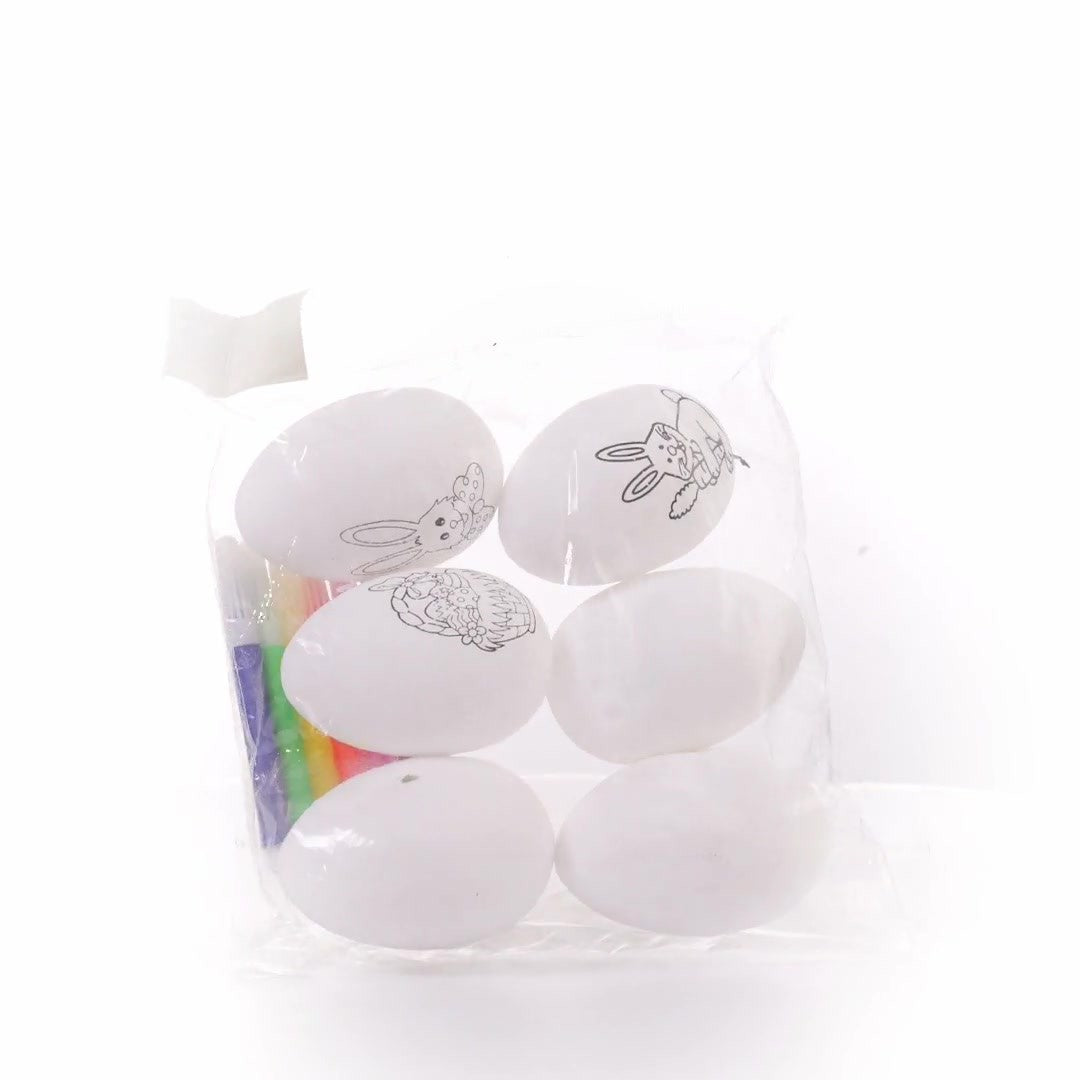 Easter eggs for coloring - set of 6 pcs