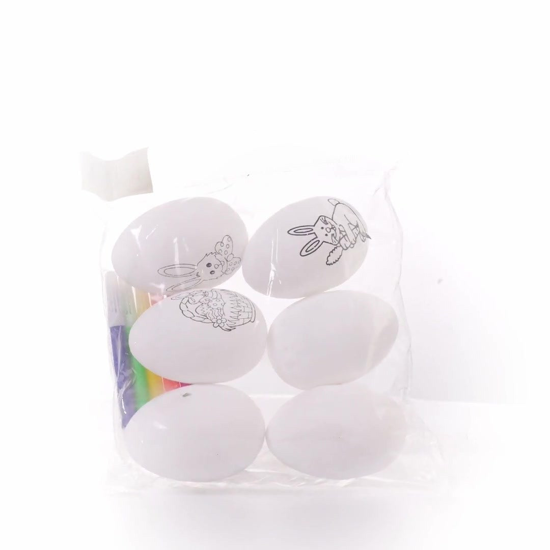 Easter eggs for coloring - set of 6 pcs