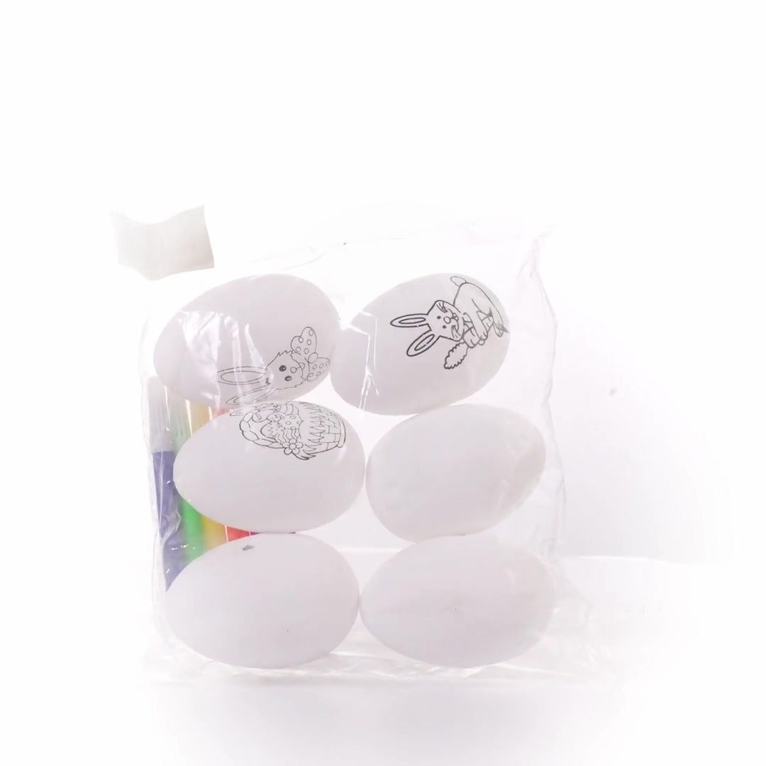 Easter eggs for coloring - set of 6 pcs