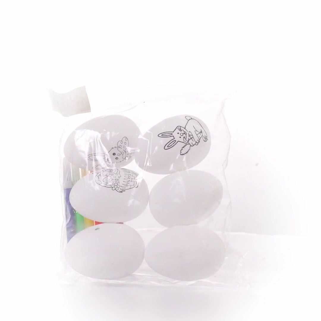 Easter eggs for coloring - set of 6 pcs