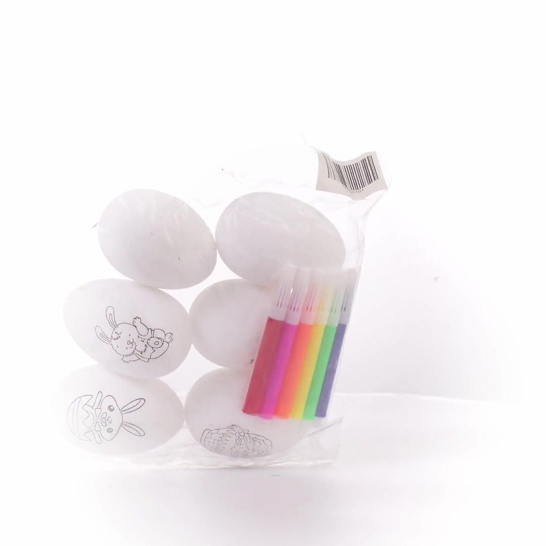 Oua de Paste de colorat - set 6 buc