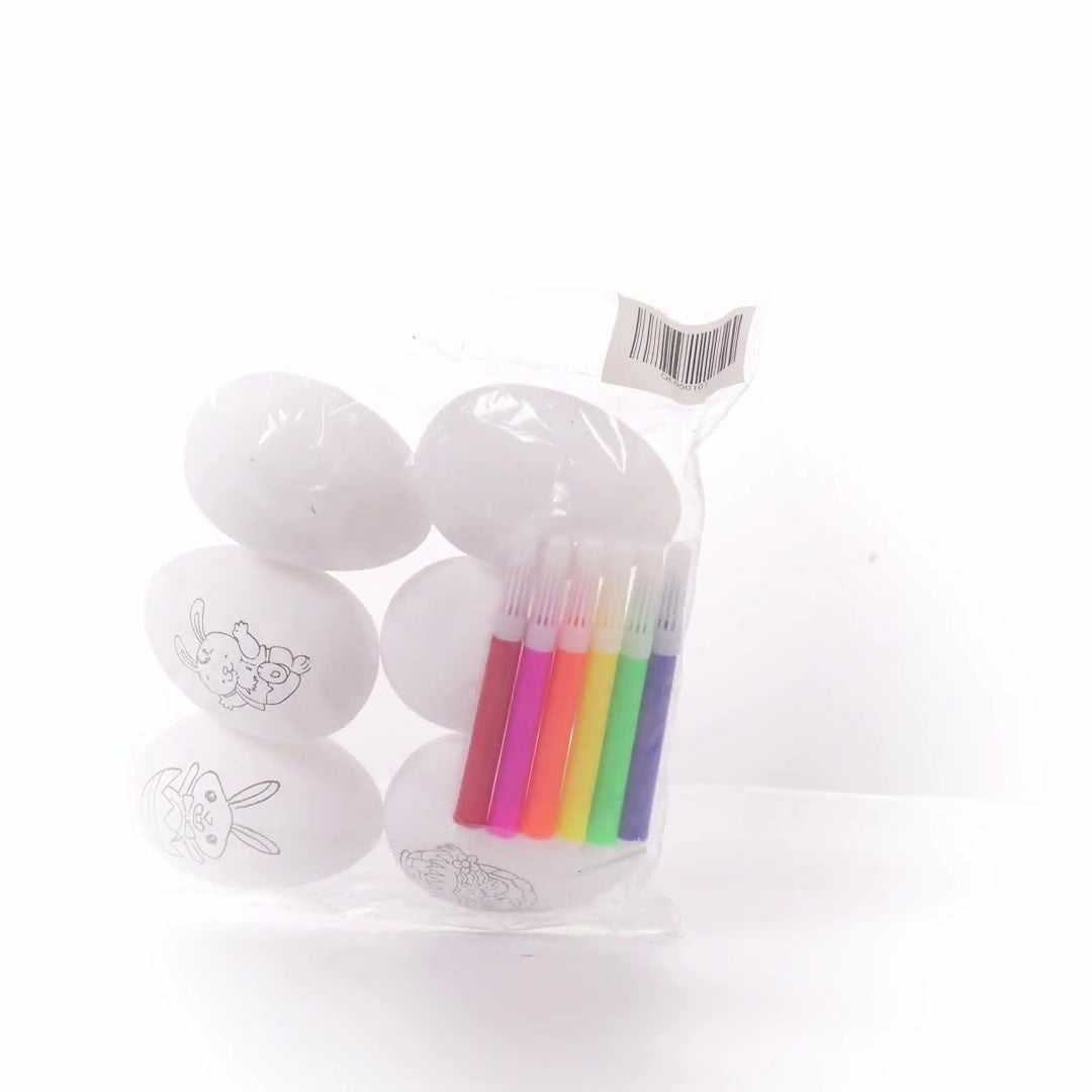 Oua de Paste de colorat - set 6 buc