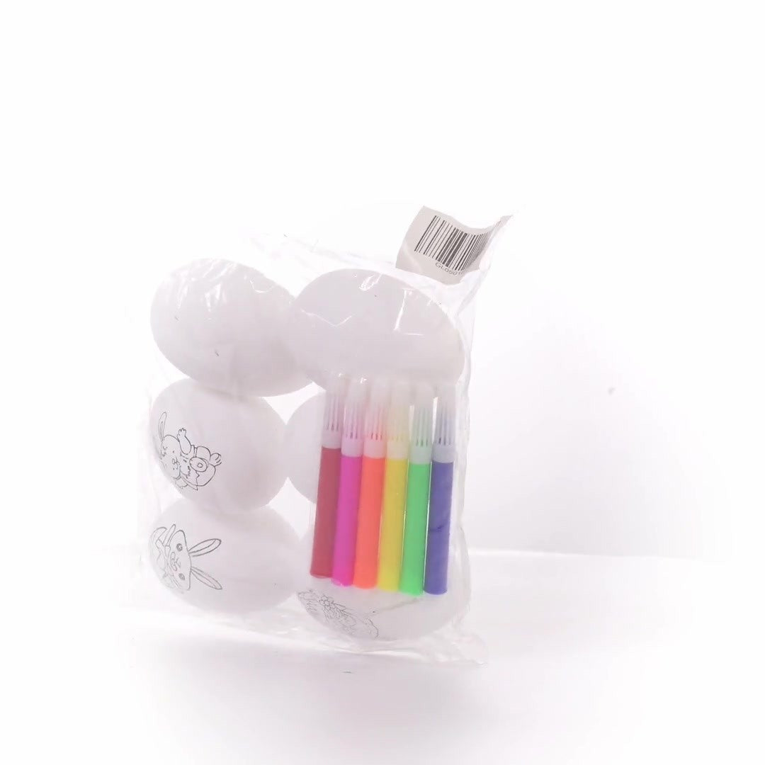 Easter eggs for coloring - set of 6 pcs