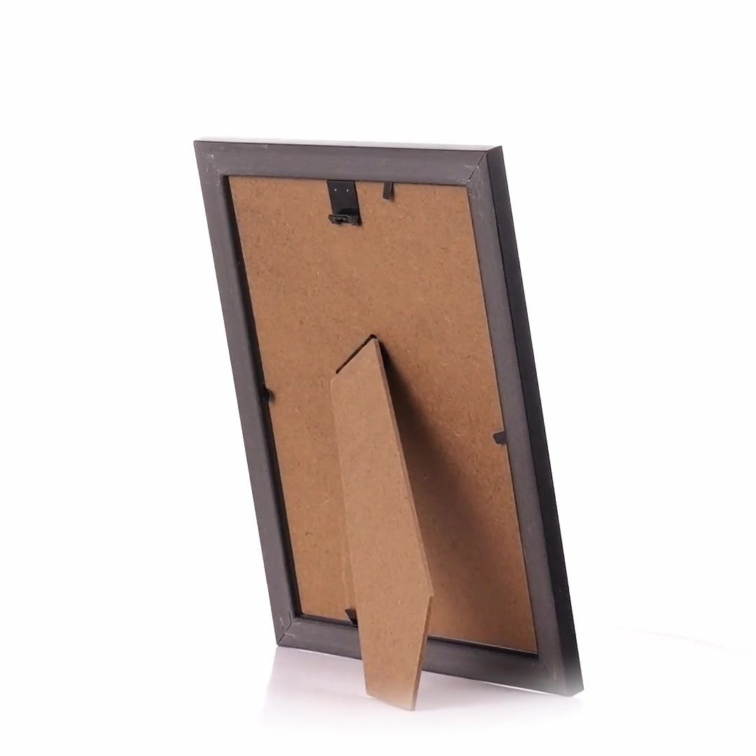 Leon black textured photo frame 13x18