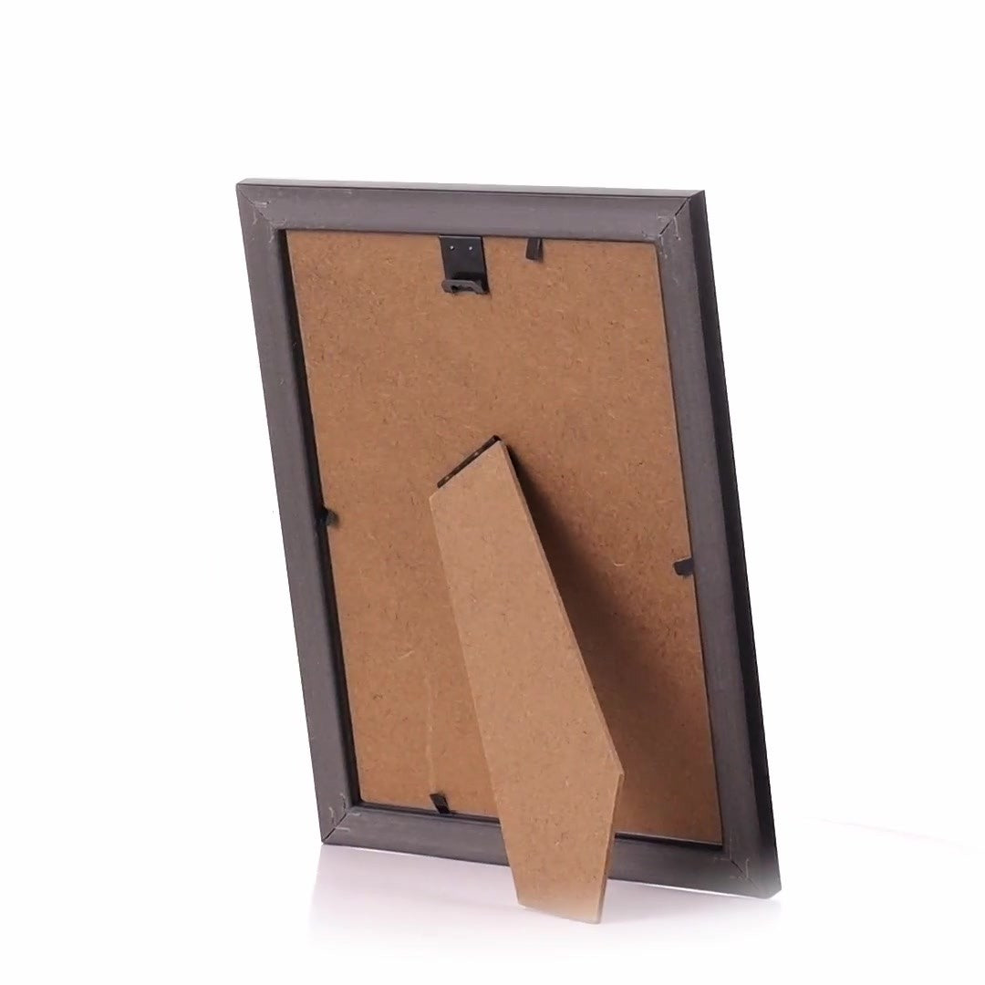 Leon black textured photo frame 13x18