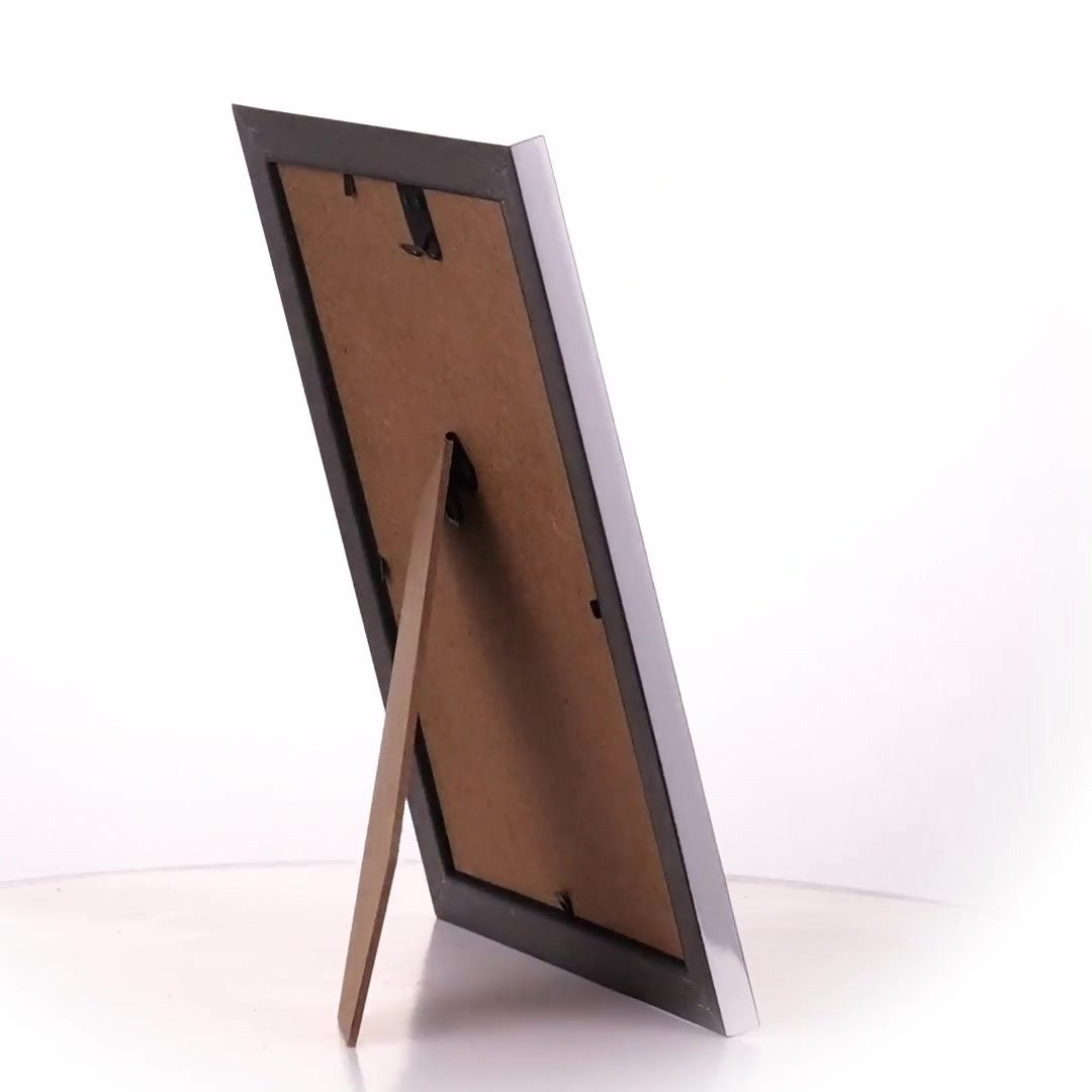 Textured silver Leon photo frame 13x18