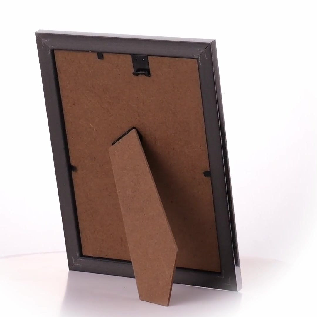 Textured silver Leon photo frame 13x18