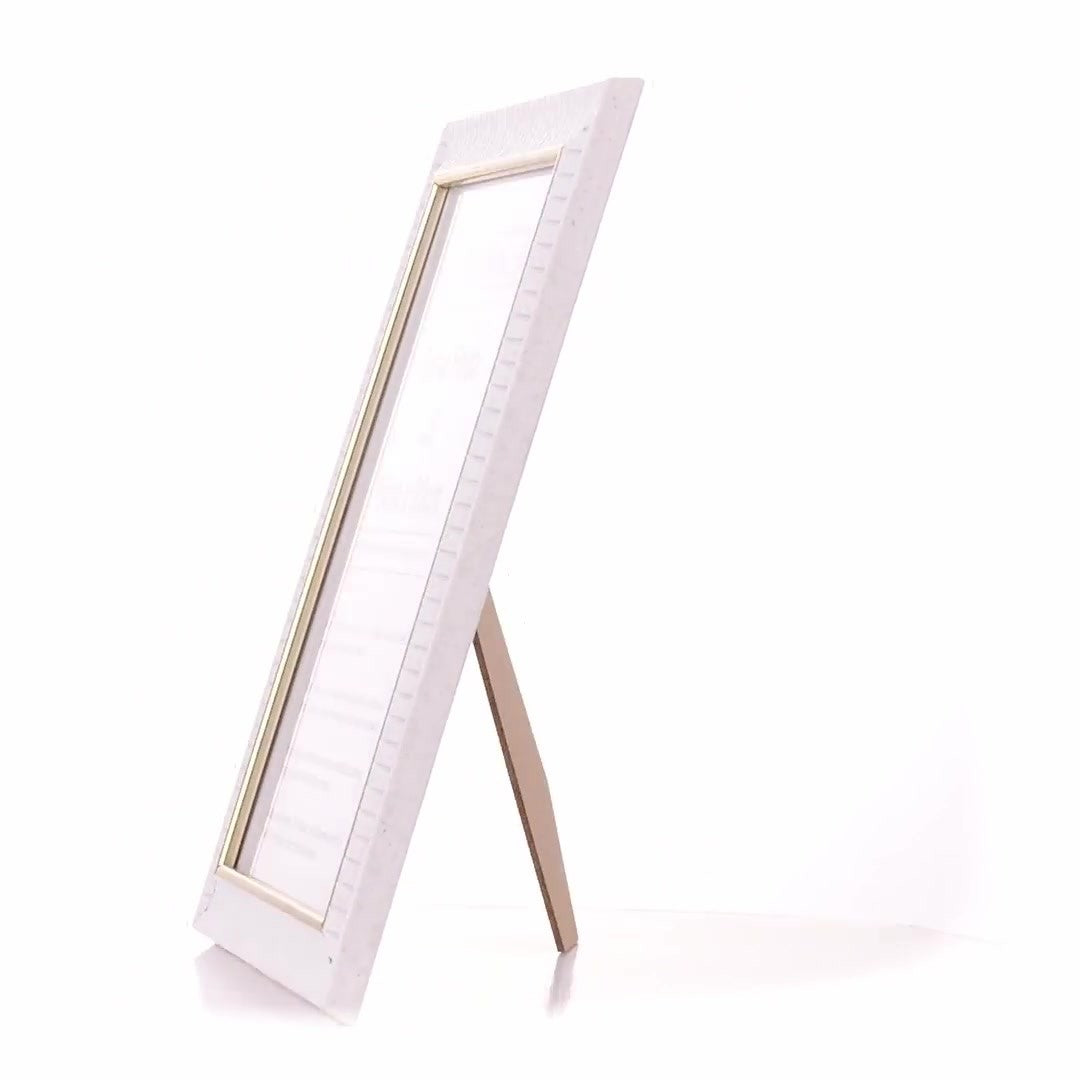 Merida photo frame white+gold A5