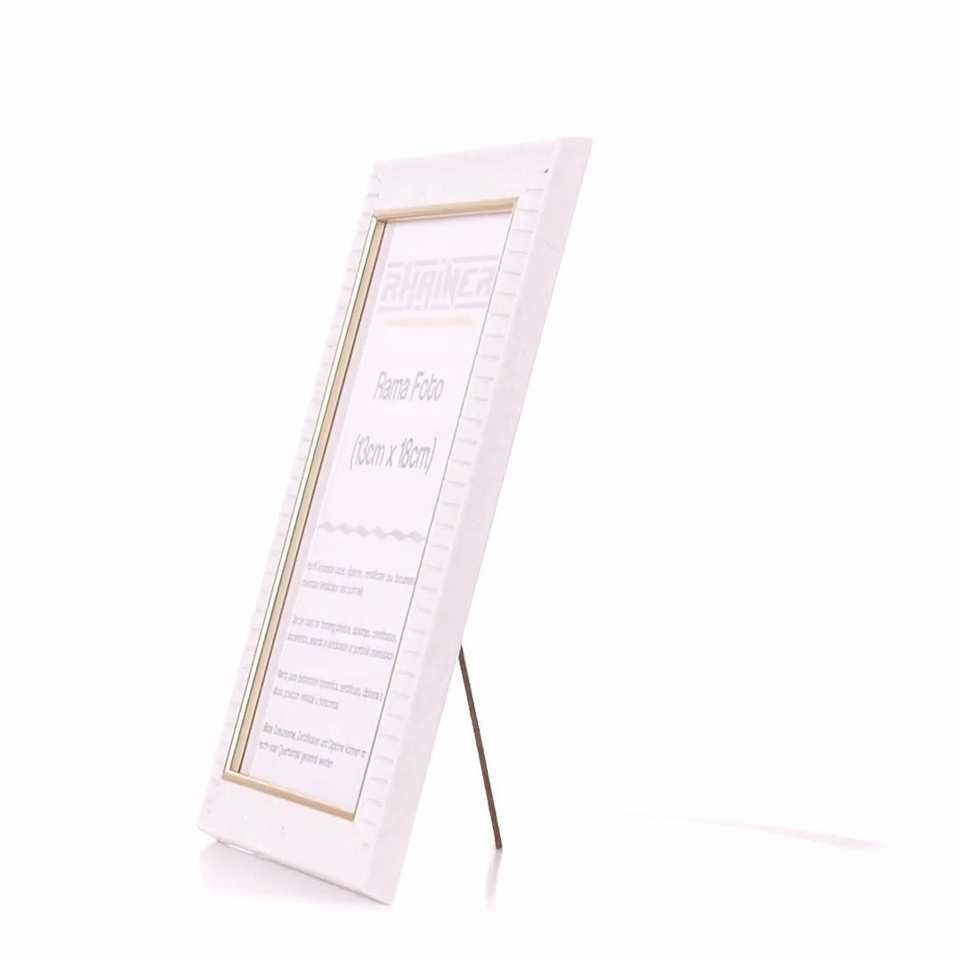 Merida white+gold photo frame 13x18