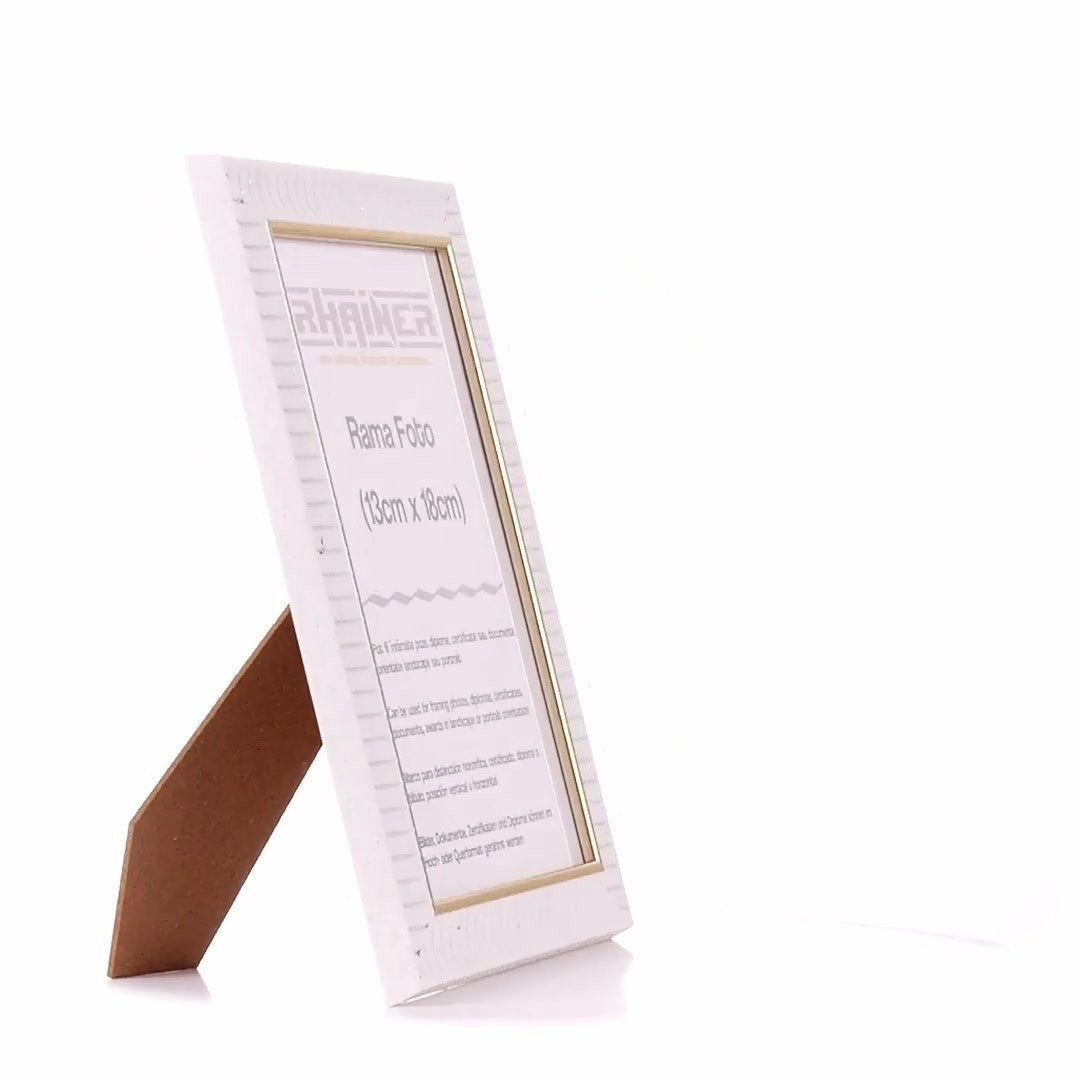 Merida white+gold photo frame 13x18
