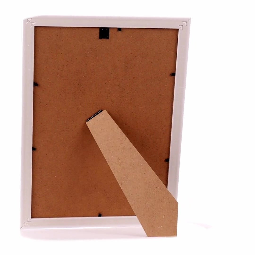 Merida white+gold photo frame A4