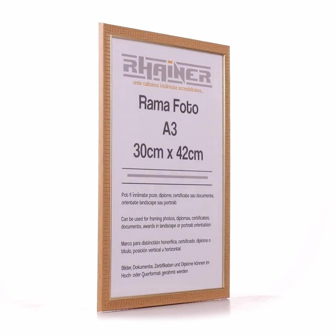 Merida cafe+gold photo frame A3