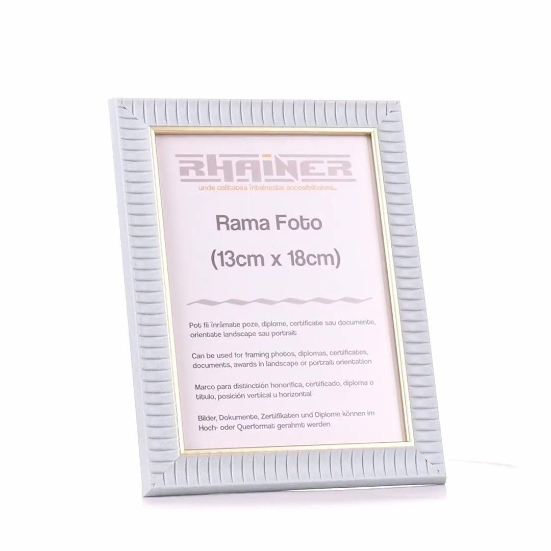 Merida blue+gold photo frame 13x18