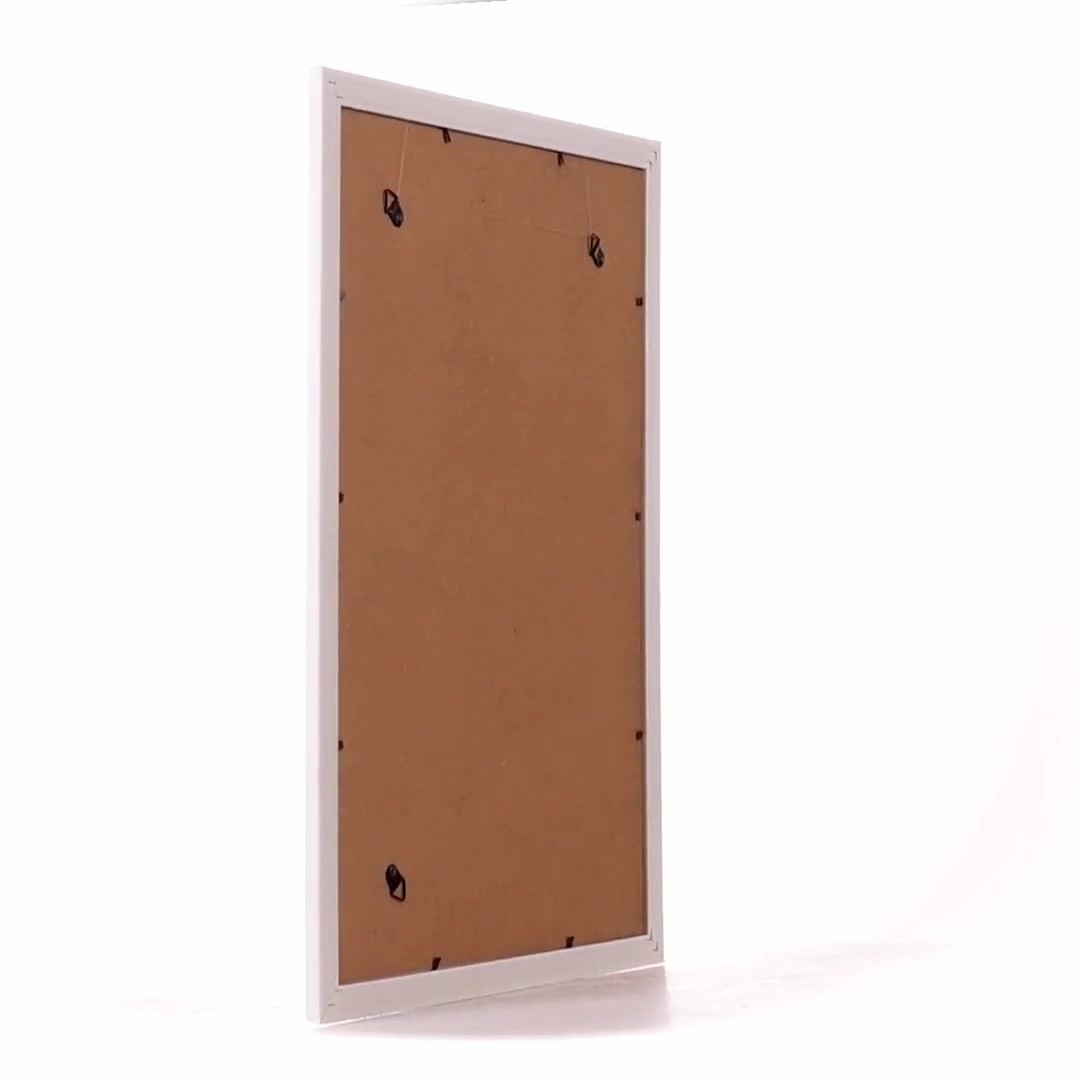 Merida white+gold photo frame A3