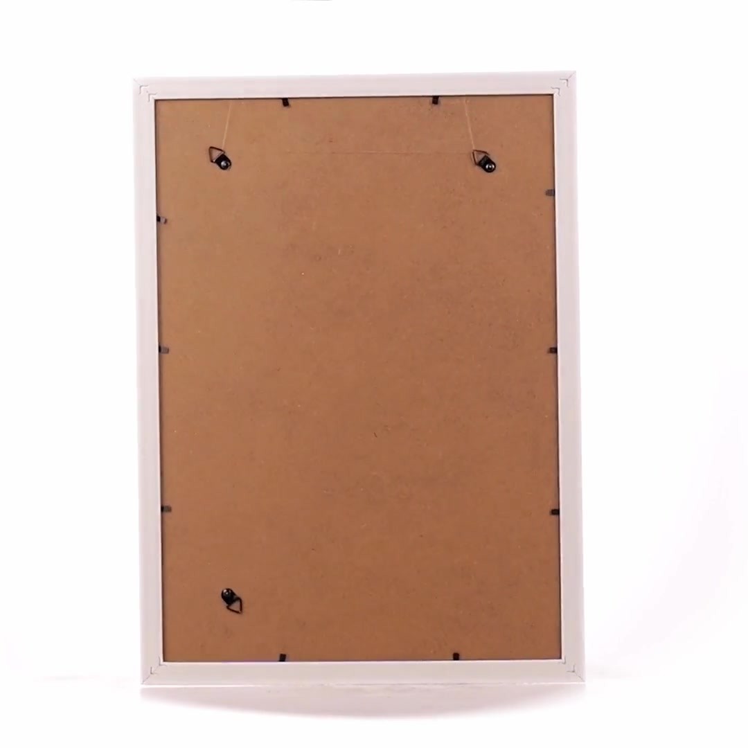 Merida white+gold photo frame A3