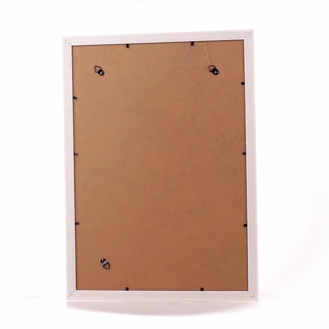 Merida white+gold photo frame A3