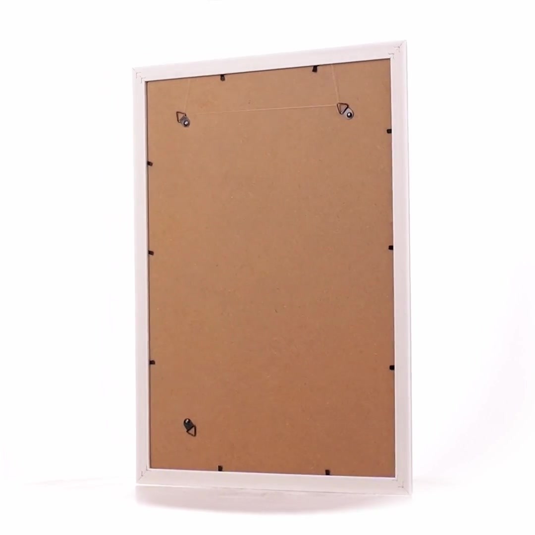 Merida white+gold photo frame A3
