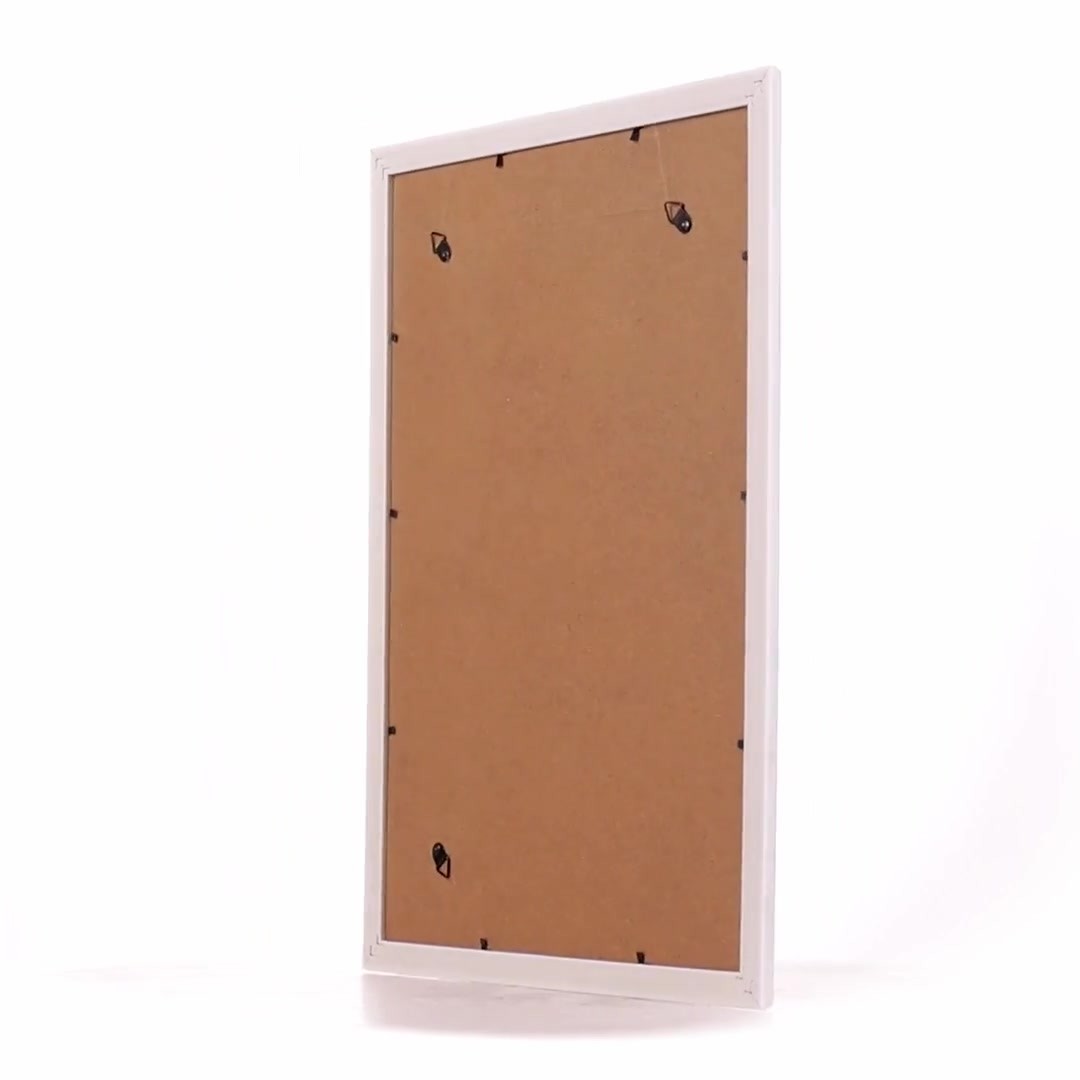 Merida white+gold photo frame A3