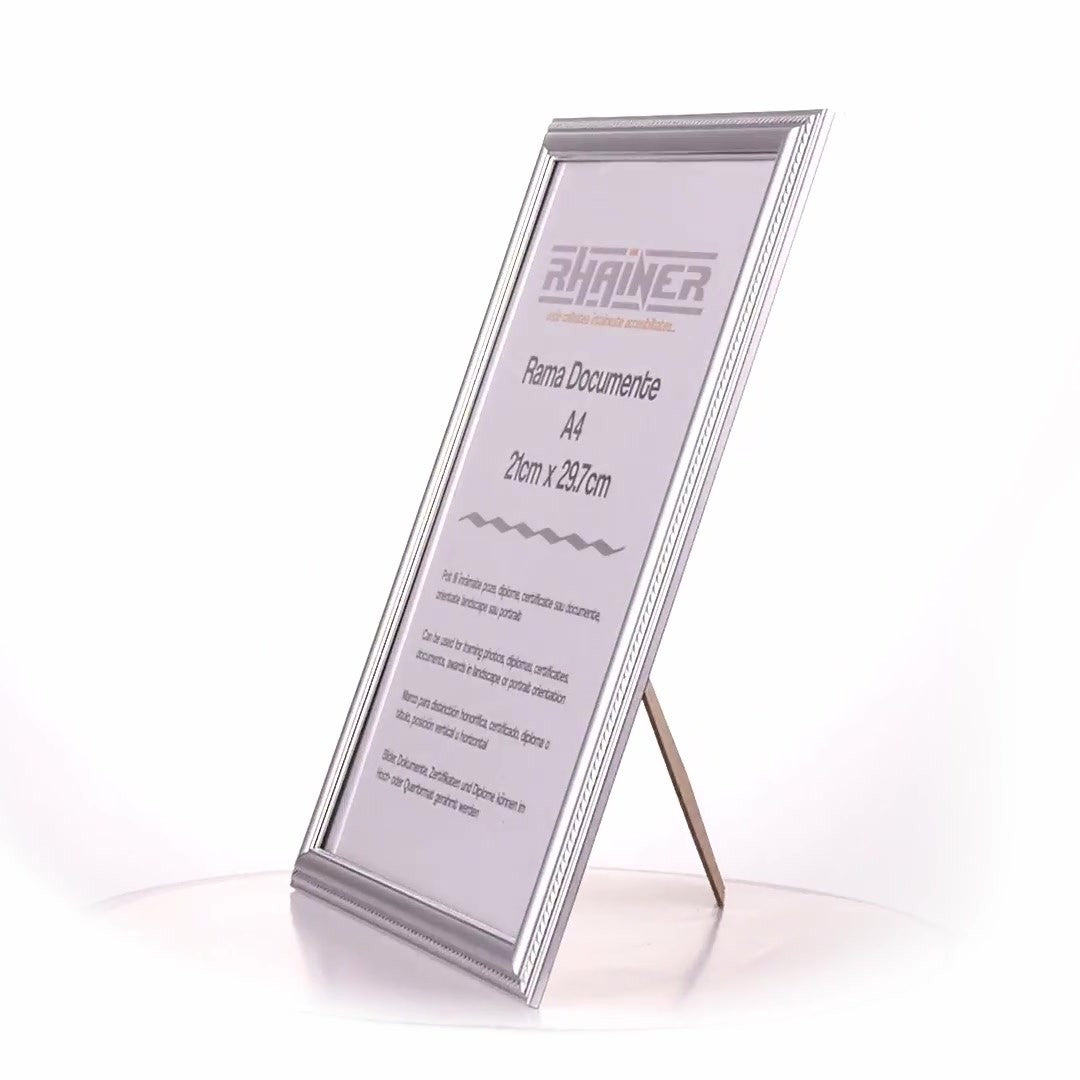 Athos silver photo frame A4