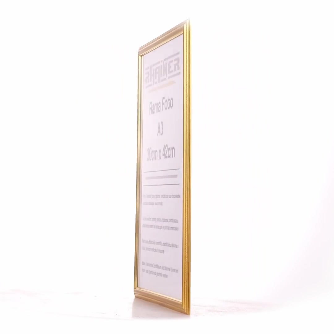 Athos gold photo frame A3