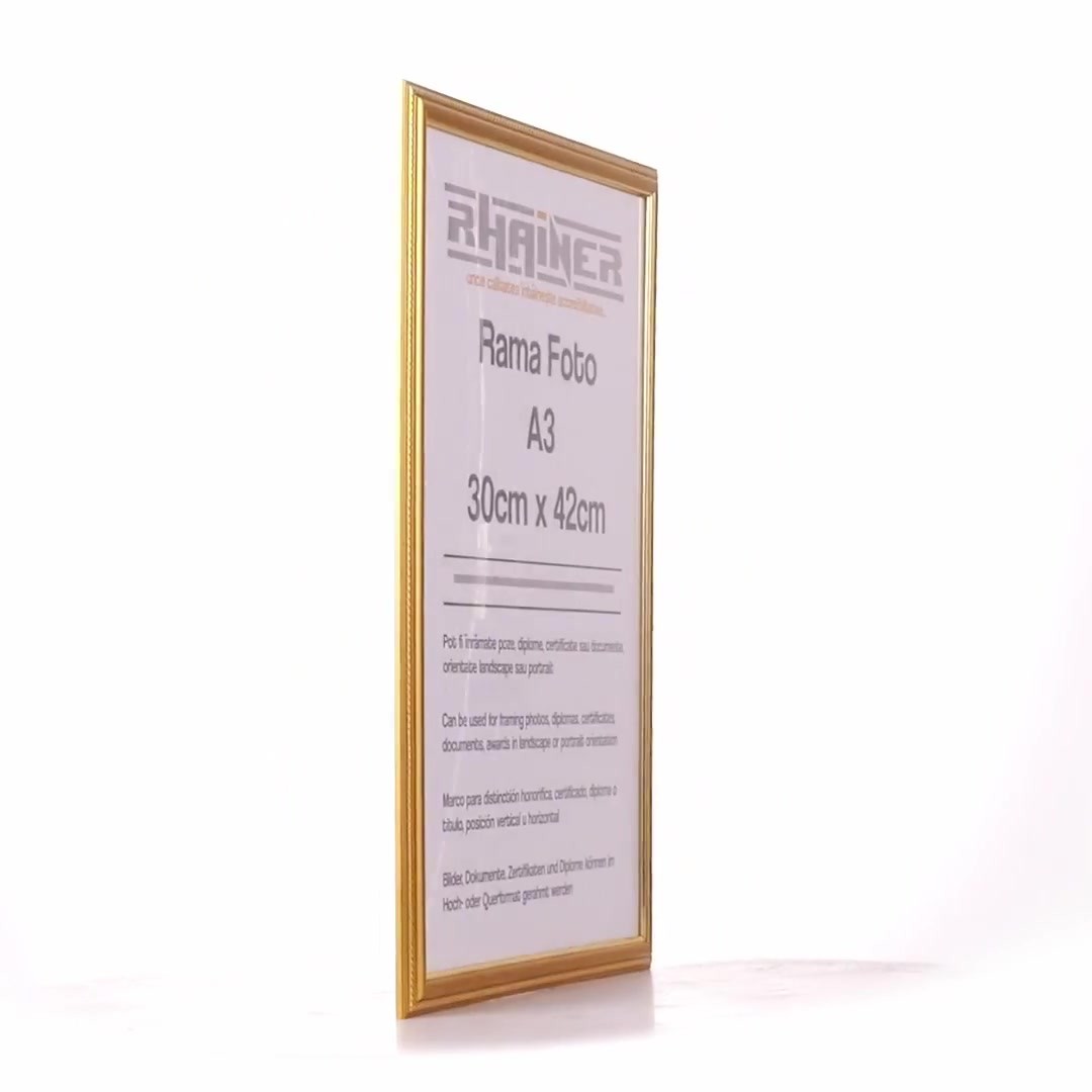 Athos gold photo frame A3