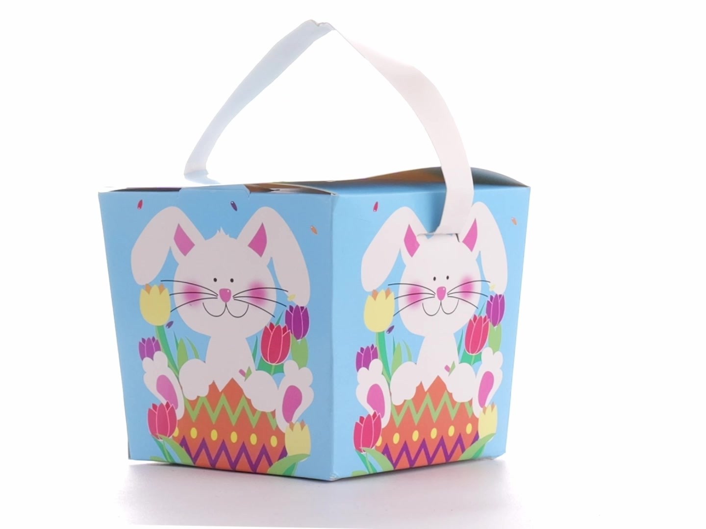 Cutie cani tip cosulet de PASTE - Iepuras de Primavara